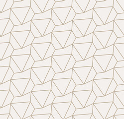 Repeat Black Graphic Continuous Array Texture. Repetitive Classic Vector Hex Print Pattern. Seamless Ornament Polygon Swatch 