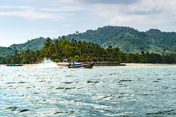Andermansee, Insel, Boot, Thailand - 363605133