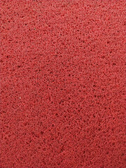 Fototapeta premium Close up red carpet background texture