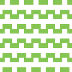 Vector seamless pattern texture background with geometric shapes, colored in green, white colors.