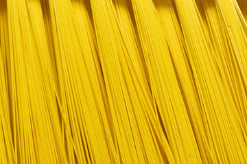 Yellow bristles plastic macro shot