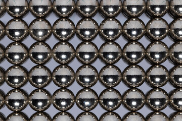 Shiny magnetic silver 