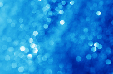 glitter light sparkle blue gorgeous bokeh defocused abstract background shiny.