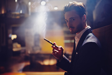 gentleman with cigar