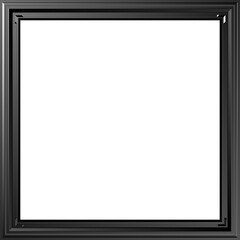 Obraz premium 3D SQUARE FRAME WITH WITHE BACKGROUND