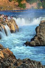 Dhuandhar (Dhuadhar ) waterfalls, Bheraghat, Jabalpur, Madhya Pradesh, INDIA