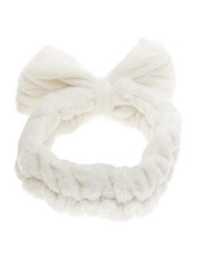 beige soft elastic band head band for girls
