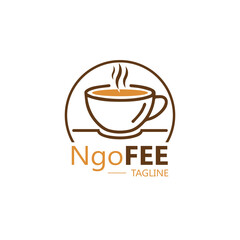 Coffee cup Logo Template