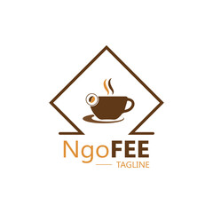 Coffee cup Logo Template