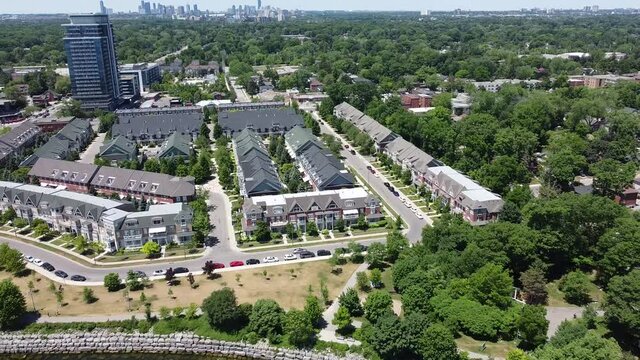 Aerial of Mississauga Ontario 
