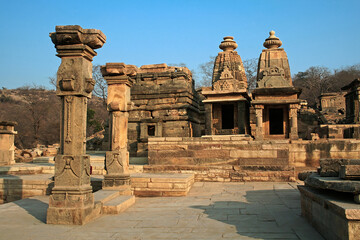 Bateshwar Hindu temples in north Madhya Pradesh, India.