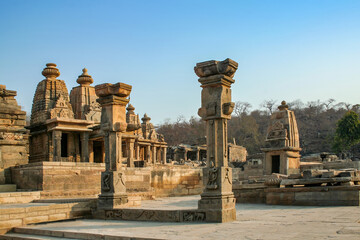 Bateshwar Hindu temples in north Madhya Pradesh, India.