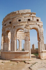 Ancient ruins of Leptis Magna in Libya