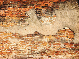 Old wall bricks for background wallpaper