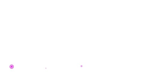 Light Pink, Yellow vector background with bubbles.