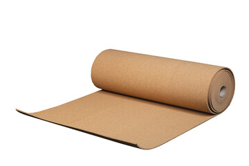 Cork underlay for laminate flooring. Cork base for wooden floors and coatings in the interior.