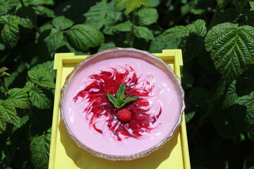 Himbeerdessert