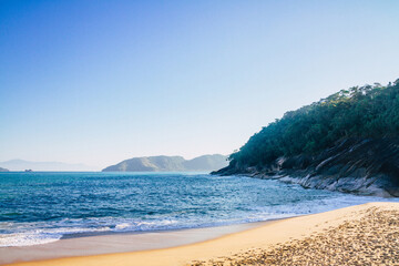 Obraz premium Tropical beach during Brazilian summer