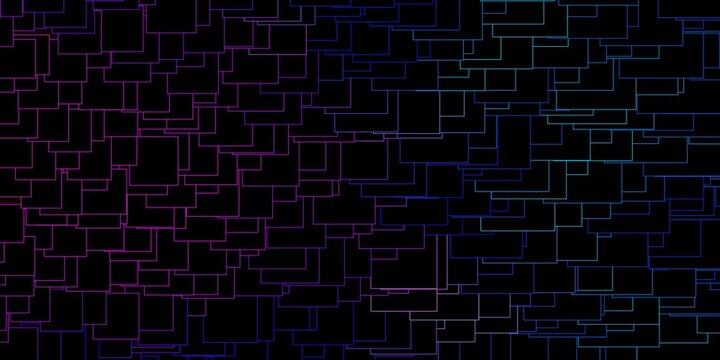 Dark Pink, Blue vector background with rectangles. Modern design with rectangles in abstract style. Pattern for busines booklets, leaflets