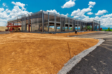 Construction Site of New Commercial Development