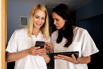 Medical staff at work