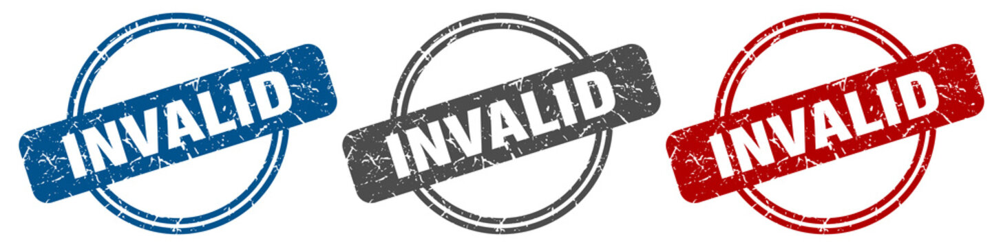 invalid stamp. invalid sign. invalid label set