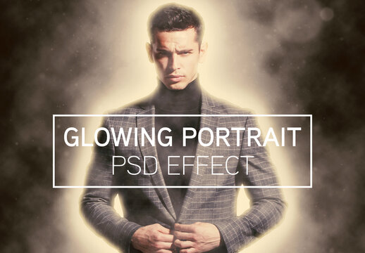 Glowing Portrait Photo Effect