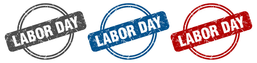 labor day stamp. labor day sign. labor day label set