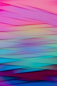 Abstract colorful geometric shapes.
