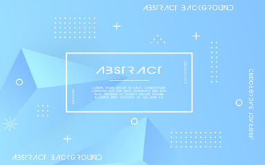 abstract 3d triangle blue background banner design,vector illustration.