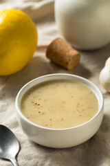 Homemade Lemon Garlic Vinaigrette Dressing