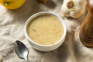 Homemade Lemon Garlic Vinaigrette Dressing