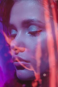 Surreal beauty portrait