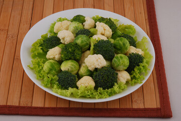 et of the different varieties of cabbage Cauliflower, Brussels, Broccoli sprouts 1