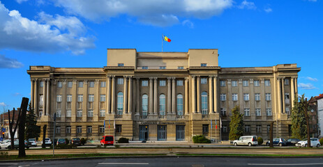 Naklejka premium timisoara city prefecture