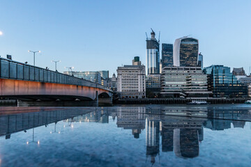 reflections near london bridge