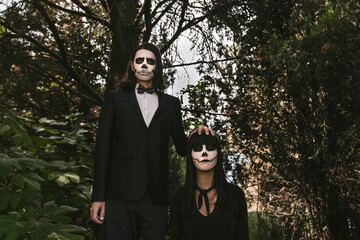 Halloween Couple in love