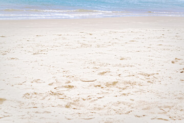 A white sand background. Sandy background.