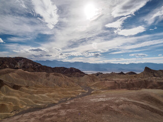 Fototapeta na wymiar Zabriskie Point, Death Valley