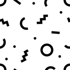 Geometric minimalist seamless pattern