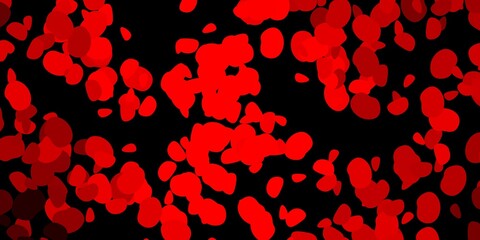 Dark red vector backdrop with chaotic shapes.