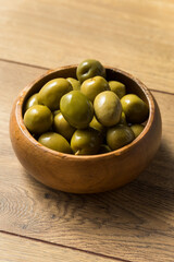 Raw Green Organic Olives