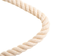 thick rope isolated