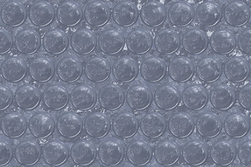 Air Bubble wrap texture background. Plastic packaging material. Realistic 3d illustration