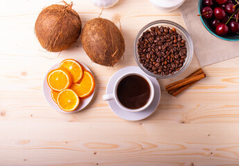 fresh roasted coffee beans