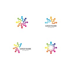 Fototapeta premium community logo template