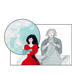 Dostoevsky white nights sky girl grandmother 