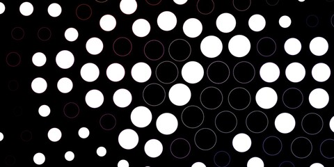 Dark Pink, Yellow vector pattern with spheres. Abstract colorful disks on simple gradient background. Pattern for websites.