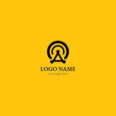 Technology logo template