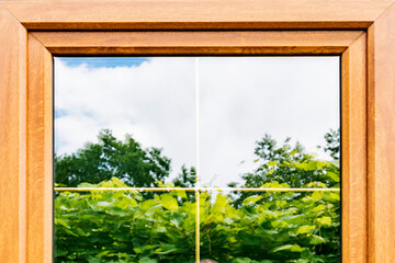 Plastic laminated Windows with partitions in double-glazed Windows
